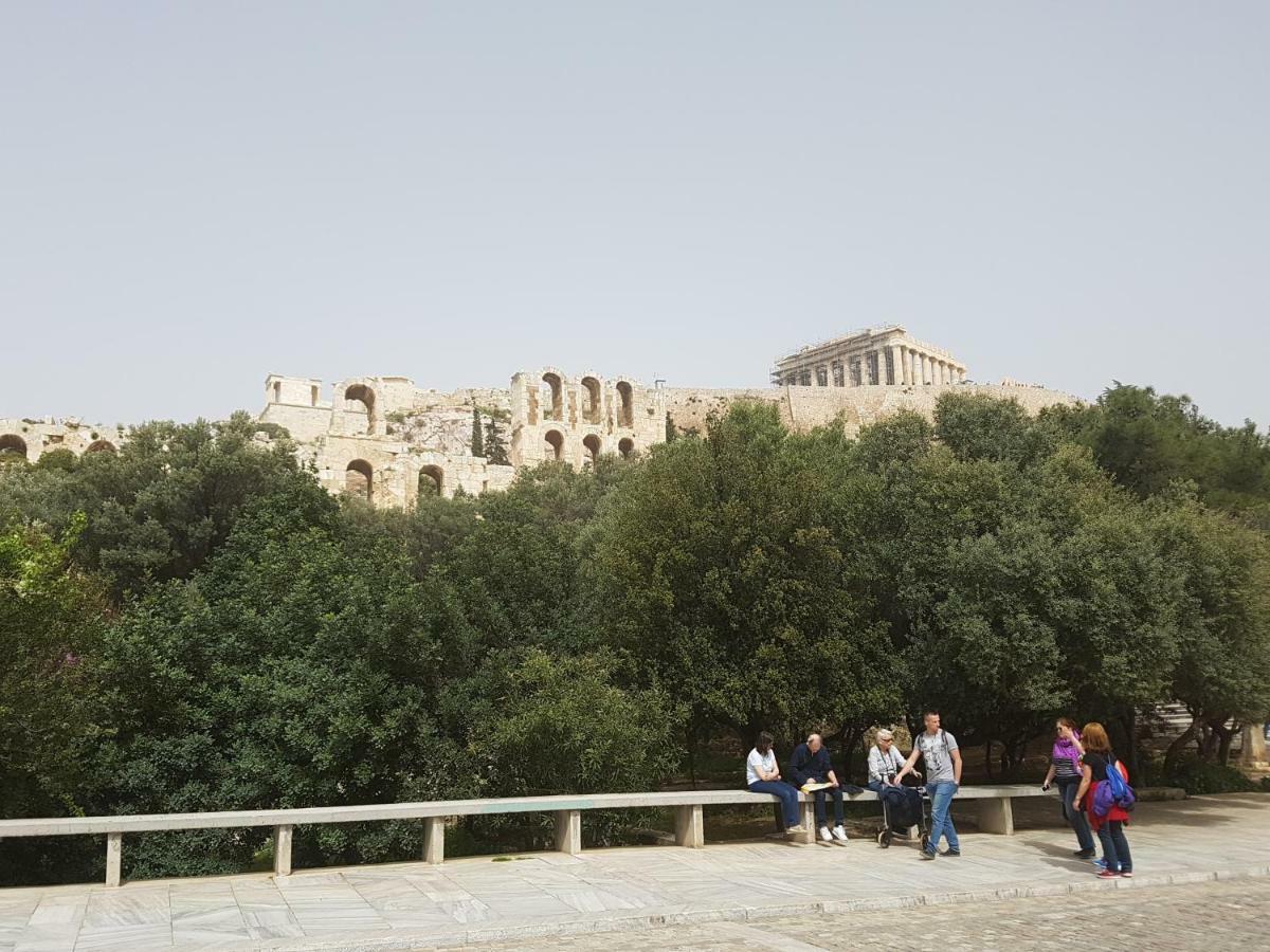 John Beauty 50M2, Metro And Acropolis 5' Lägenhet Aten Exteriör bild