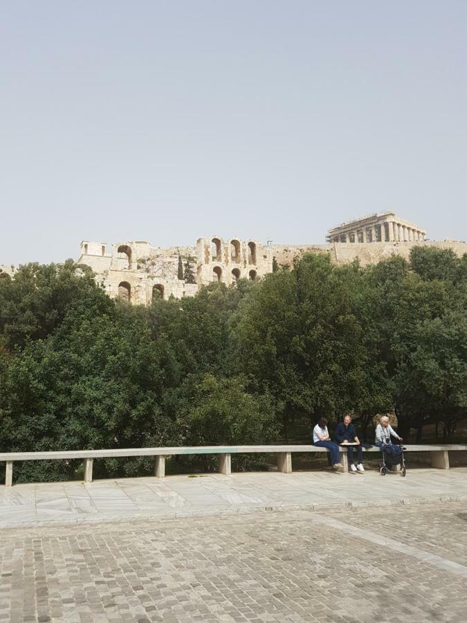 John Beauty 50M2, Metro And Acropolis 5' Lägenhet Aten Exteriör bild